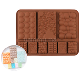 Moule Silicone 9 Mini Tablettes Chocolat Fragment